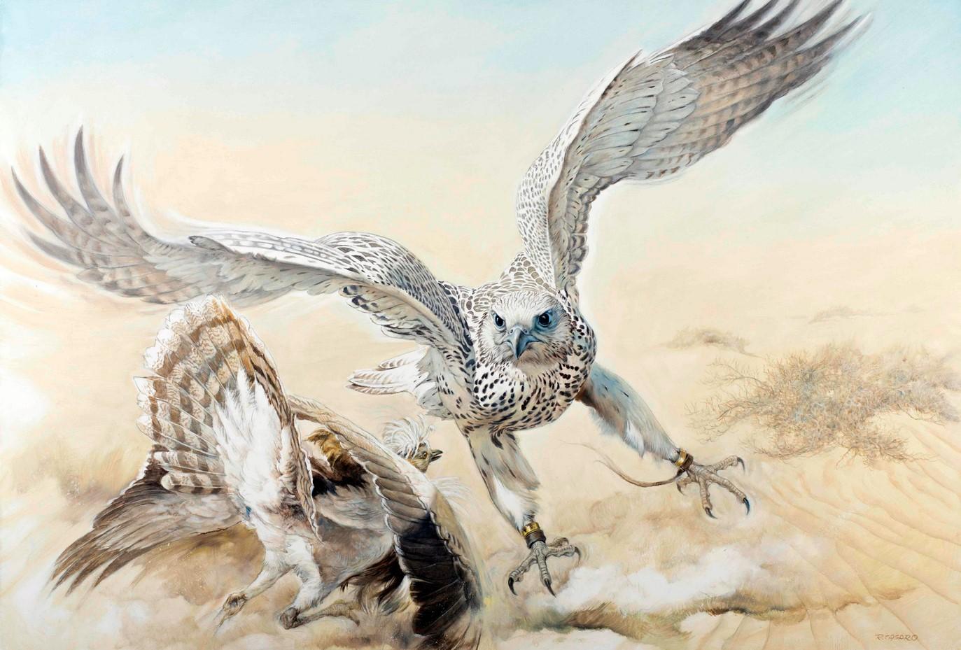 Wings by Renato Casaro (b.1935), an Italian renowned artist, particularly known for his work on film
